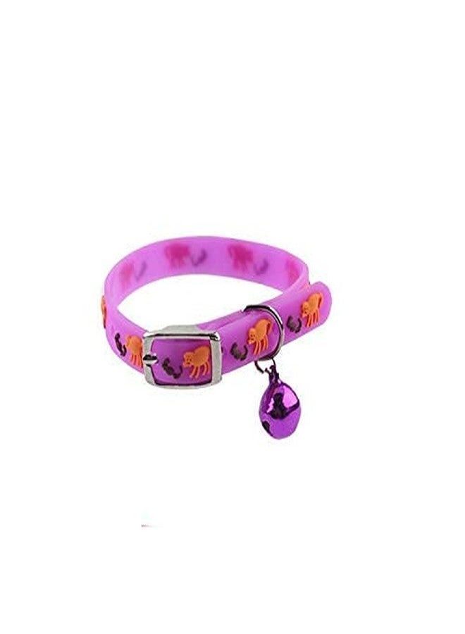 Pups&Pets طوق حيوانات أليفة لطيف للكلاب والقطط من Pups&Pets، مزود بمشبك سهل الاستخدام وجرس، قابل للتعديل، مع جرس، عبوة من قطعتين - Image 4